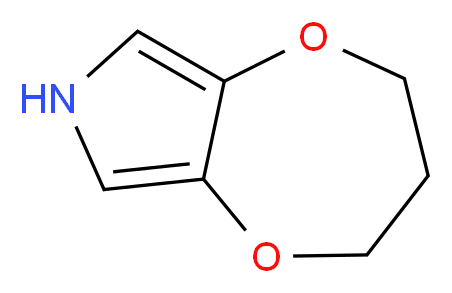 2H,3H,4H,7H-[1,4]dioxepino[2,3-c]pyrrole_分子结构_CAS_259737-86-5