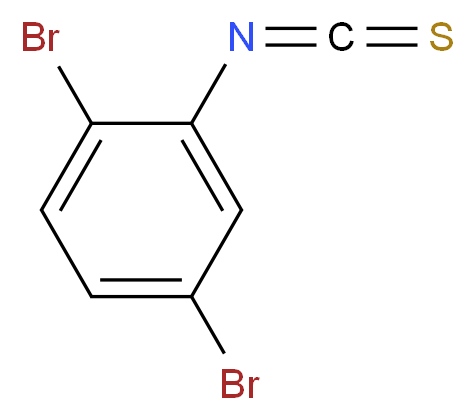 2,5-Dibromophenyl isothiocyanate_分子结构_CAS_98041-67-9)