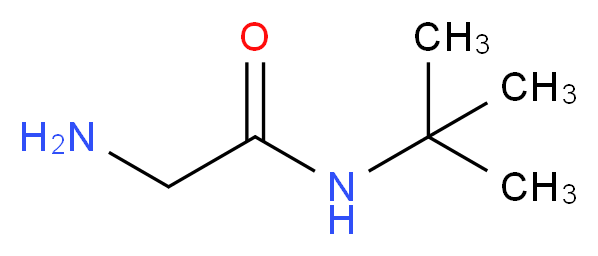 2-amino-N-tert-butylacetamide_分子结构_CAS_71034-40-7