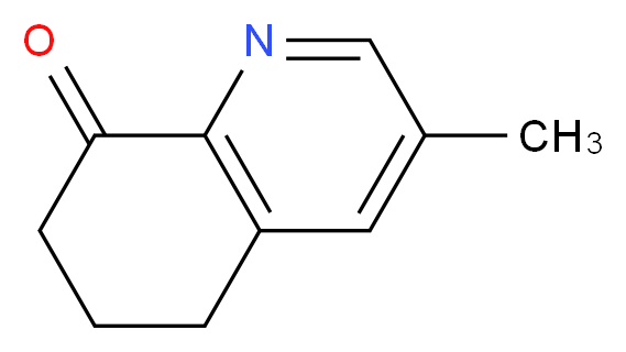 3-methyl-5,6,7,8-tetrahydroquinolin-8-one_分子结构_CAS_62230-65-3