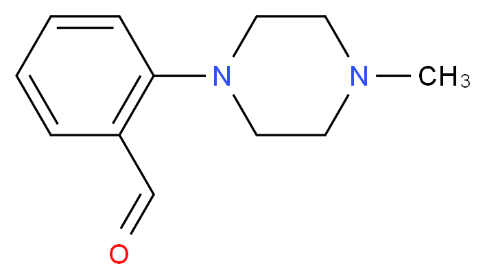 2-(4-Methylpiperazin-1-yl)benzaldehyde_分子结构_CAS_85803-62-9)