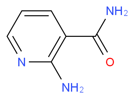 2-氨基吡啶-3-甲酰胺_分子结构_CAS_13438-65-8)