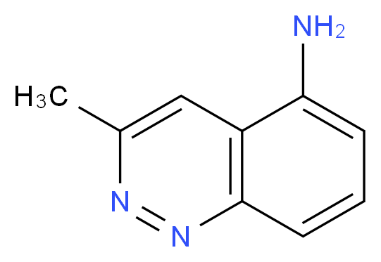 3-methylcinnolin-5-amine_分子结构_CAS_300690-74-8