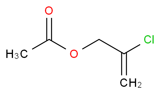 2-氯烯丙基乙酸酯_分子结构_CAS_692-72-8)