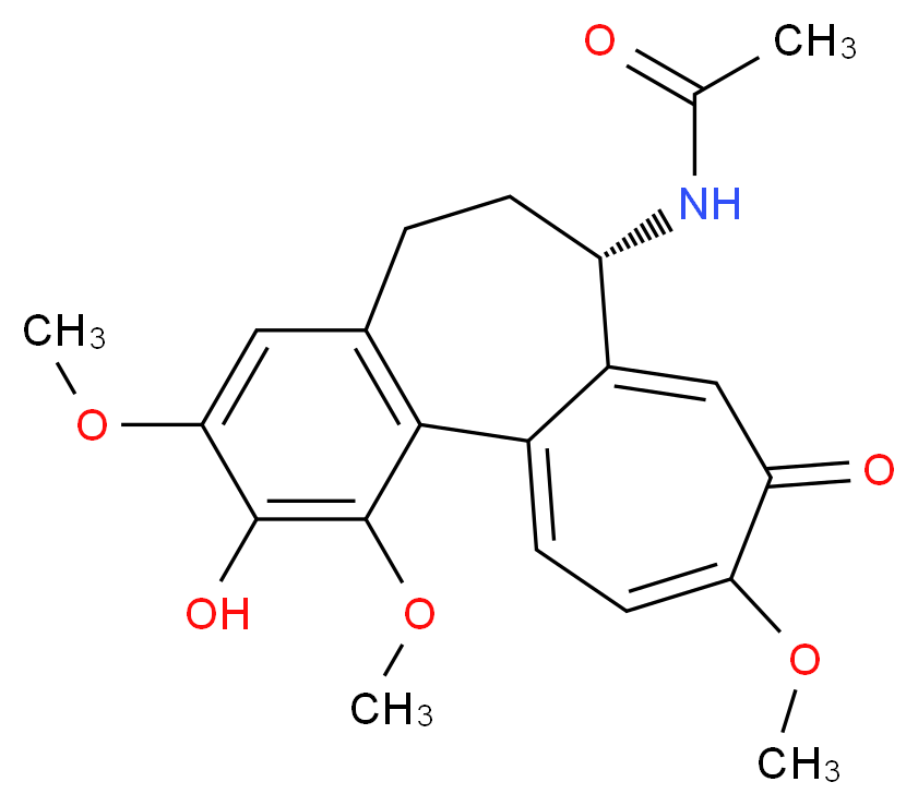 2-Demethyl Colchicine_分子结构_CAS_102491-80-5)