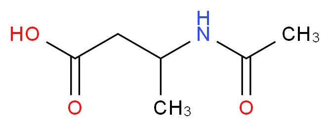 3-acetamidobutanoic acid_分子结构_CAS_136781-39-0