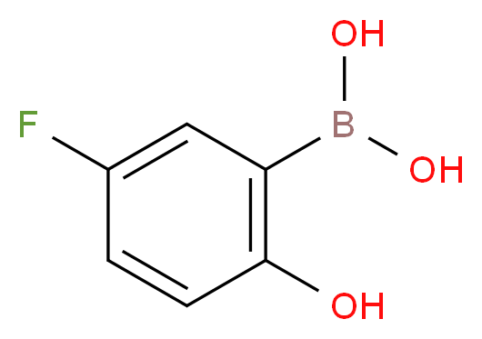 5-FLUORO-2-HYDROXYPHENYLBORONIC ACID_分子结构_CAS_259209-20-6)