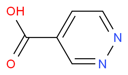Pyridazine-4-carboxylic acid_分子结构_CAS_50681-25-9)