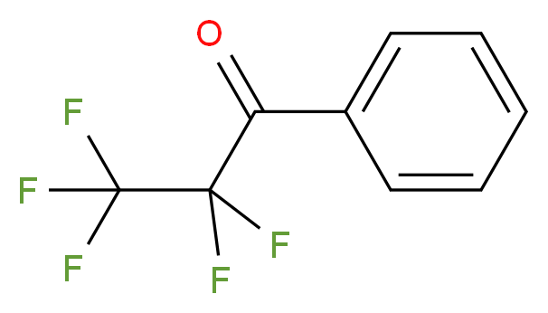2,2,3,3,3-Pentafluoropropiophenone 97%_分子结构_CAS_394-52-5)