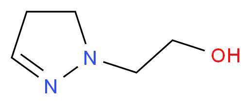 2-(4,5-dihydro-1H-pyrazol-1-yl)ethan-1-ol_分子结构_CAS_5677-75-8