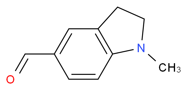 1-methyl-2,3-dihydro-1H-indole-5-carbaldehyde_分子结构_CAS_)