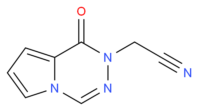 (1-oxopyrrolo[1,2-d][1,2,4]triazin-2(1H)-yl)acetonitrile_分子结构_CAS_959240-68-7)