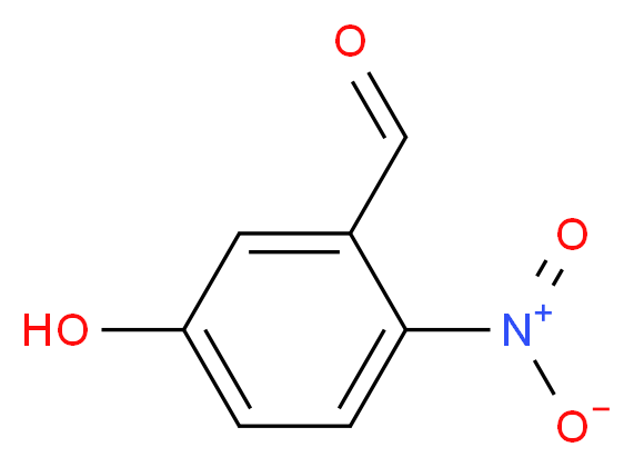 5-hydroxy-2-nitrobenzaldehyde_分子结构_CAS_42454-06-8