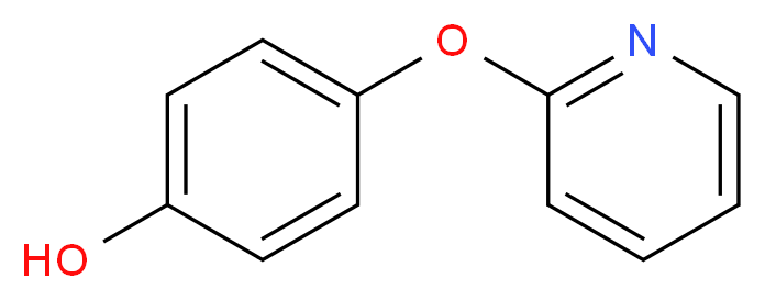 4-(pyridin-2-yloxy)phenol_分子结构_CAS_68464-71-1)