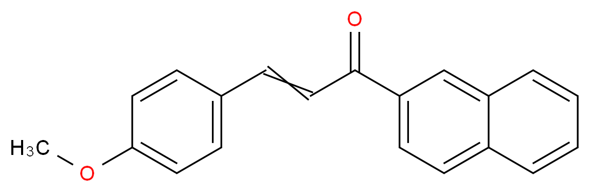 3-(4-methoxyphenyl)-1-(2-naphthyl)prop-2-en-1-one_分子结构_CAS_22359-67-7)