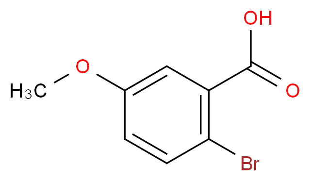 2-Bromo-5-methoxybenzoic acid_分子结构_CAS_22921-68-2)