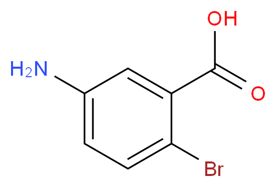 5-Amino-2-bromobenzoic acid_分子结构_CAS_2840-02-0)