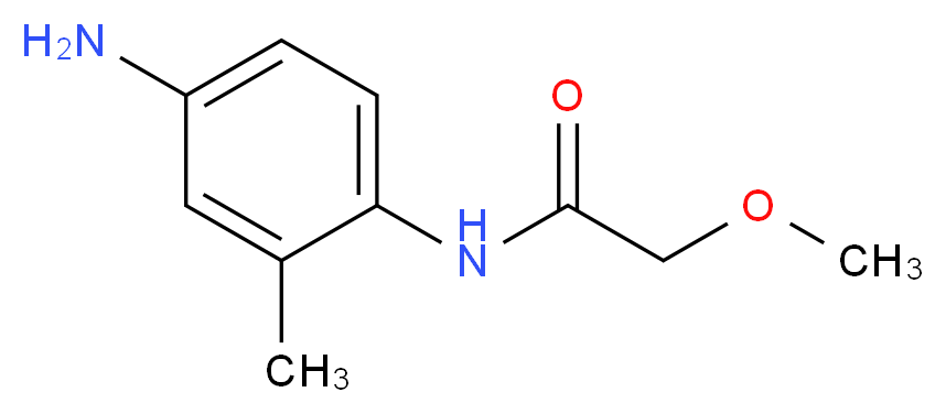 N-(4-Amino-2-methylphenyl)-2-methoxyacetamide_分子结构_CAS_)