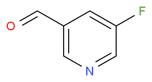 5-fluoropyridine-3-carbaldehyde_分子结构_CAS_39891-04-8