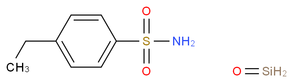 4-ethylbenzene-1-sulfonamide; silanone_分子结构_CAS_1173021-99-2