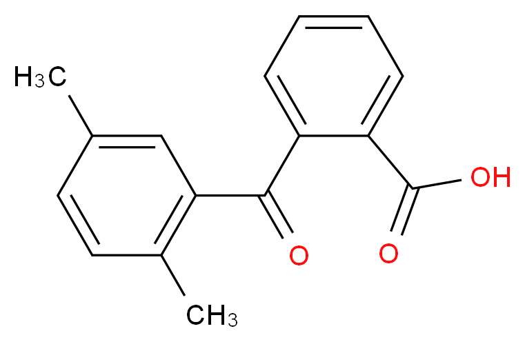 2-(2,5-dimethylbenzoyl)benzoic acid_分子结构_CAS_60288-22-4