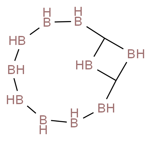 2,3,4,5,6,7,8,9,11,12-decaborabicyclo[8.1.1]dodecane_分子结构_CAS_16986-24-6