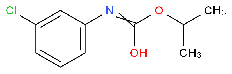 N-(3-chlorophenyl)(propan-2-yloxy)carboximidic acid_分子结构_CAS_101-21-3