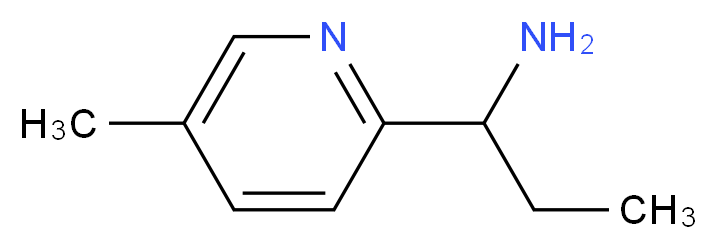 1-(5-methyl-2-pyridinyl)-1-propanamine_分子结构_CAS_1210514-03-6)