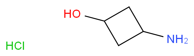 3-aminocyclobutan-1-ol hydrochloride_分子结构_CAS_4640-44-2