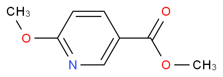 methyl 6-methoxypyridine-3-carboxylate_分子结构_CAS_26218-80-4