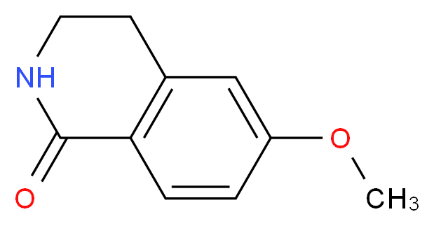 6-Methoxy-3,4-dihydroisoquinolin-1(2H)-one_分子结构_CAS_22246-12-4)