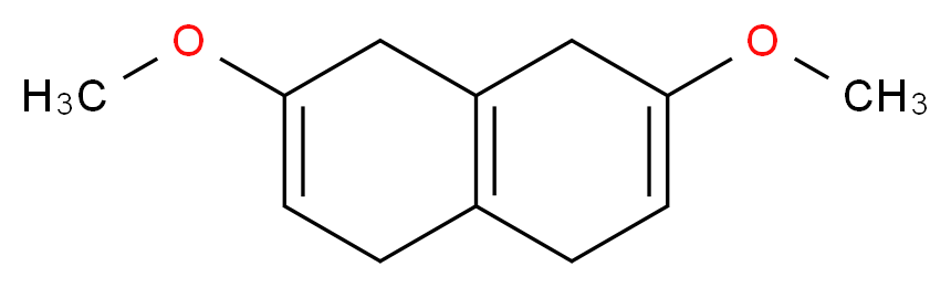 2,7-dimethoxy-1,4,5,8-tetrahydronaphthalene_分子结构_CAS_1614-82-0