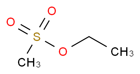 甲磺酸乙酯_分子结构_CAS_62-50-0)