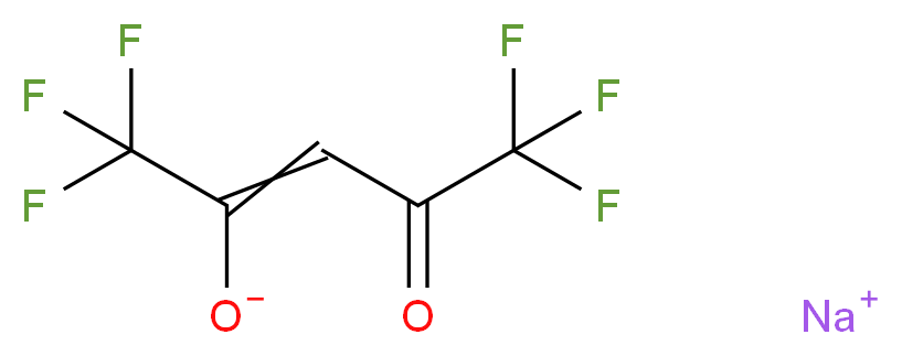 六氟乙酰基丙酮酸钠_分子结构_CAS_22466-49-5)