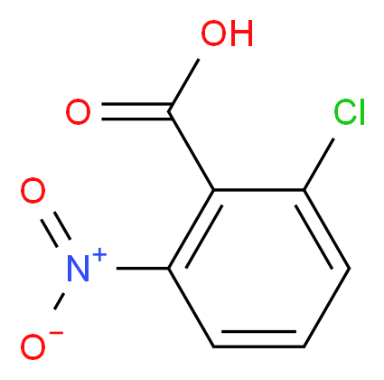 2-氯-6-硝基苯甲酸_分子结构_CAS_5344-49-0)