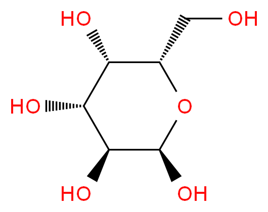 (2R,3S,4R,5S,6S)-6-(hydroxymethyl)oxane-2,3,4,5-tetrol_分子结构_CAS_15572-79-9