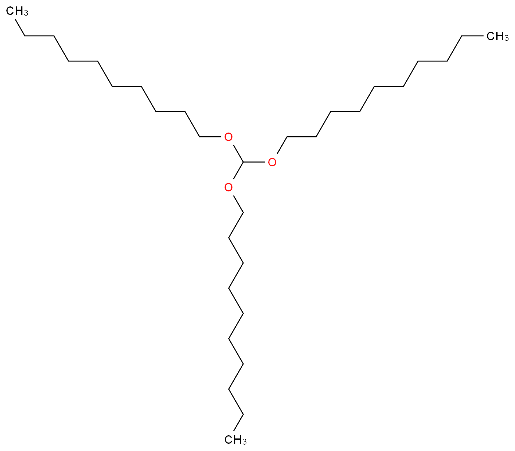 1-[bis(decyloxy)methoxy]decane_分子结构_CAS_24904-11-8