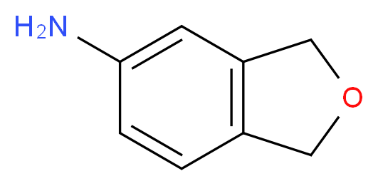 1,3-dihydro-2-benzofuran-5-amine_分子结构_CAS_61964-08-7