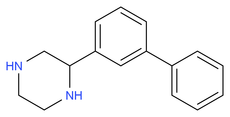 2-BIPHENYL-3-YL-PIPERAZINE_分子结构_CAS_)