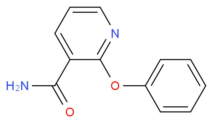 2-Phenoxypyridine-3-carboxamide 97%_分子结构_CAS_111950-69-7)