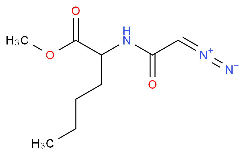 Diazoacetyl-DL-norleucine methyl ester_分子结构_CAS_7013-09-4)