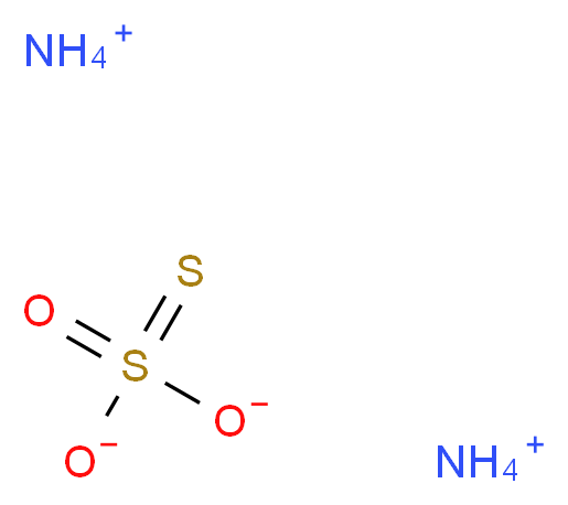 硫代硫酸铵_分子结构_CAS_7783-18-8)