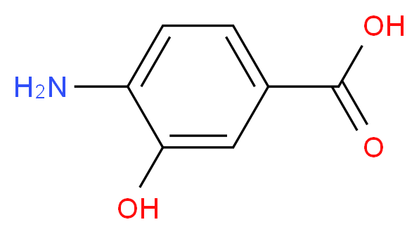 4-amino-3-hydroxybenzoic acid_分子结构_CAS_2374-03-0