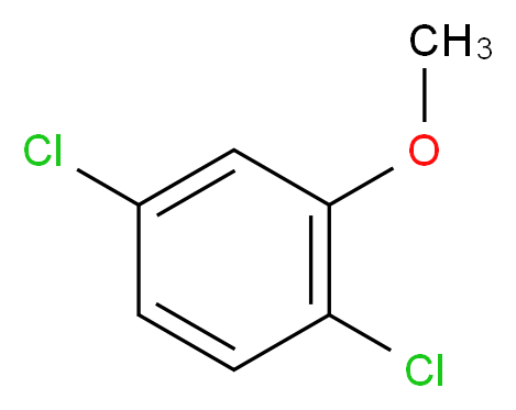 1,4-dichloro-2-methoxybenzene_分子结构_CAS_1984-58-3