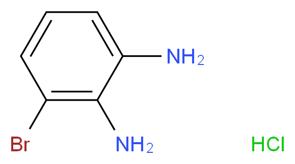 3-Bromobenzene-1,2-diamine hydrochloride_分子结构_CAS_1187830-74-5)