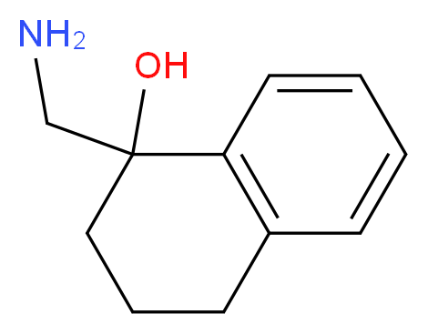 1-AMINOMETHYL-1,2,3,4-TETRAHYDRO-NAPHTHALEN-1-OL_分子结构_CAS_50361-60-9)