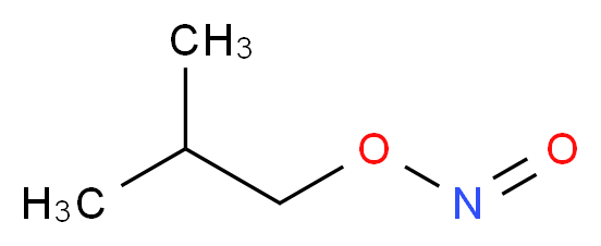 亚硝酸异丁酯_分子结构_CAS_542-56-3)