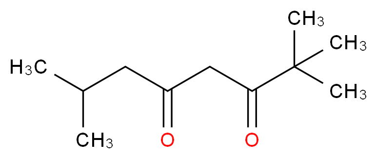2,2,7-三甲基辛烷-3,5-二酮_分子结构_CAS_69725-37-7)