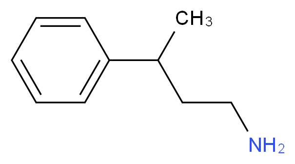 3-phenylbutan-1-amine_分子结构_CAS_38135-56-7