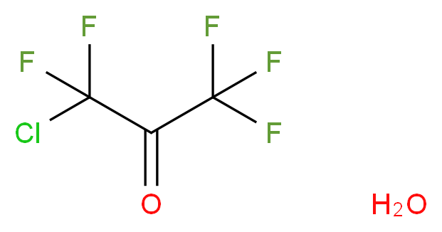 Chloropentafluoroacetone monohydrate_分子结构_CAS_2036-62-6)